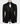 Black Satın Collar Black Tuxedo