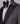 Black Collar Classic Gray Tuxedo