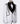 White Feather Stencil Detailed Stone Embroidered Tuxedo