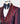 Claret Red Leopard Patterned Stone Custom Tuxedo