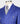 Blue Cream Striped Silver Button Business Classic Suit