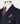 Silver Button Business Classic Suit - Navy Blue