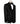 Embroidered Black Tuxedo - Velvet collar and vest