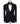 Embroidered Bleu Tuxedo - Velvet collar and vest