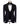 Embroidered Bleu Tuxedo - Velvet collar and vest