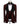 Embroidered Red Tuxedo - Velvet collar and vest