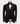 Round Patterned Custom Black Tuxedo