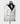 Black Satin Collar White Patterned Tuxedo